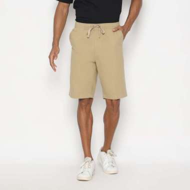 RBJ Celana Pendek Karet Polos Cotton Pria L Kuning