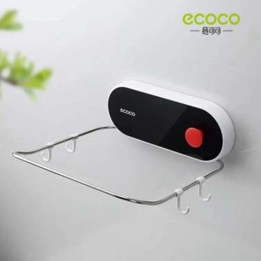ECOCO Simple Folding Washbasin Stand - Rak gantung Besi Stand Gantung multifungsi moden minimalis St