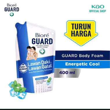 Promo Harga Biore Guard Body Foam Energetic Cool 450 ml - Blibli