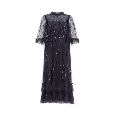 [12.12 Dealcember] Needle & Thread Sequin Dash Ballerina Dress Black 4 Black