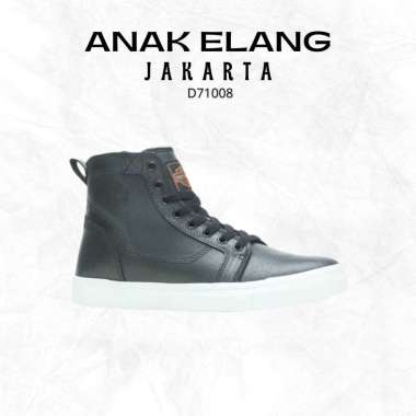 Sepatu Harley-Davidson Delmont Unisex Black Fashion Sneakers D71008 42