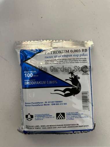 Racun Tikus Petrokum 100gr Mati Kering Ampuh