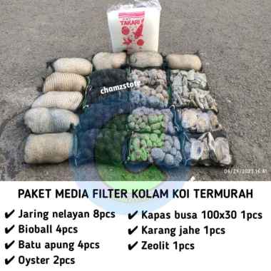 paket media filter kolam koi siap pakai / media filter kolam koi / media filter kolam ikan