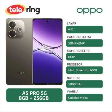 HP OPPO A5 PRO 5G 8/256GB COKLAT MOKA