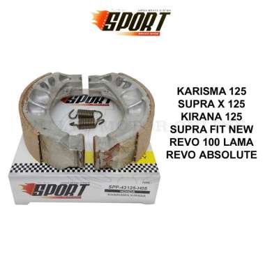 Kampas Rem Belakang Karisma Supra x 125 PREMIUM SPORT Kampas rem tromol Karisma Firodo Karisma
