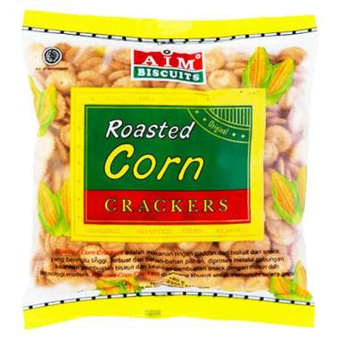AIM biskuit crackers roasted corn 180 gram