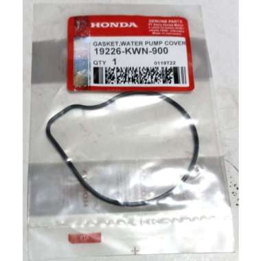 Gasket Seal Waterpump Cover Radiator Vario 125 FI Origiinal AHM 19226-KWN-900 / Oring Water Pump Var