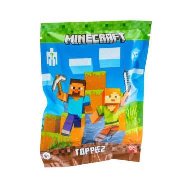 Mainan Minecraft 3D Toppeez 1 pack Foilbag