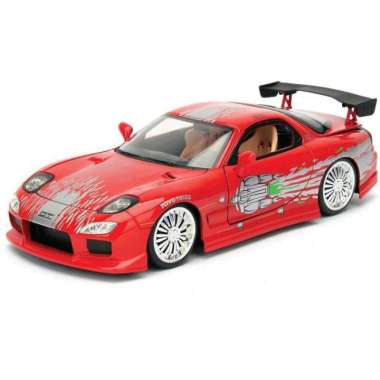 Jada 1:24 - Fast & Furious Dom's 1993 Mazda RX-7 FD3S Wide Body Merah