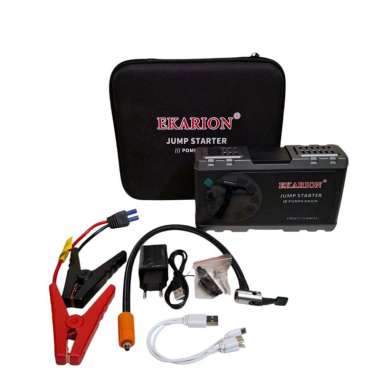 Jump starter multifungsi car jumper dengan pompa ekarion