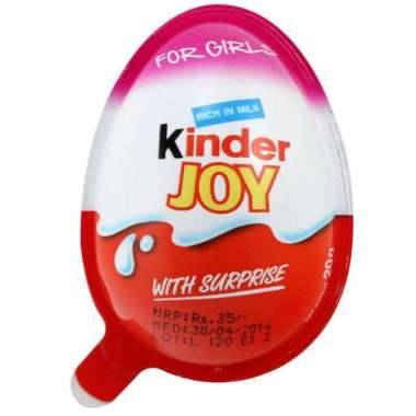 Kinder joy chocolate 20 gram girl