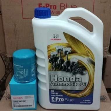 Oli HONDA E PRO BLUE 5W-30 + FILTER Oli MOBILIO JAZZ FREED