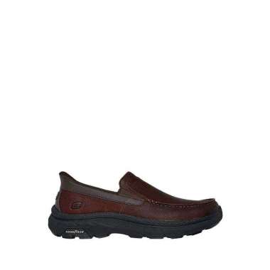 Skechers Slip-ins Pollard Men's Slip On Shoes - Red Brown 42