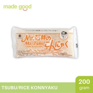 Mr. Ishii Wet Shirataki Noodle & Rice 200g Tsubu Rice