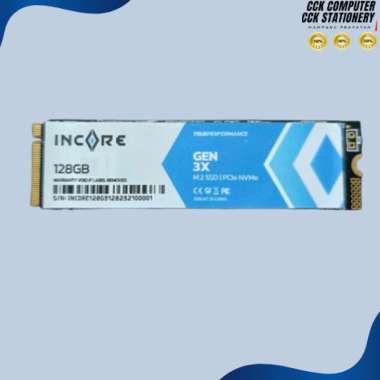 Incore SSD NVME Gen 3 M.2 NVME 128 GB / 256 GB / 512 GB / 1 TB 1 TB