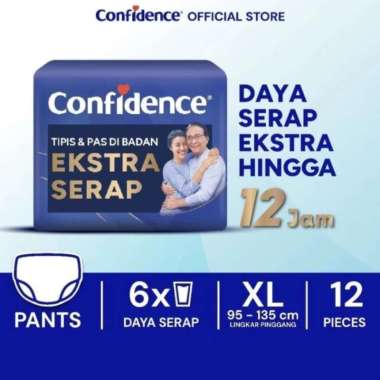 Confidence Popok Dewasa Celana XL isi 12 pcs