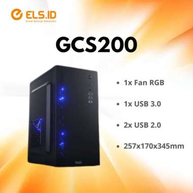 Gamen GCS200 Casing PC Gaming USB 3.0 Fan RGB