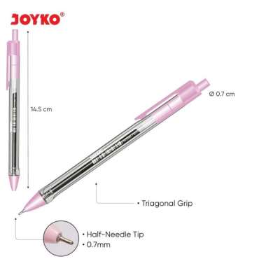 Pulpen Joyko Ball Pen Pulpen Pena Joyko BP 363 WARNA TINTA HITAM BOLPOIN WARNA HITAM Pink