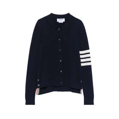 [12.12 Dealcember] Thom Browne 4-Bar Cotton Shirt Navy 40 Blue