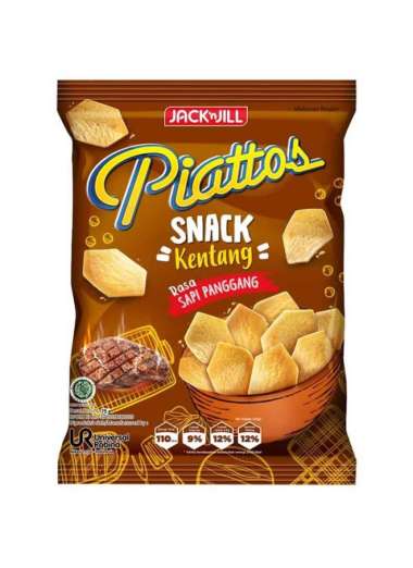 Piattos snack kentang sapi panggang 35 gram