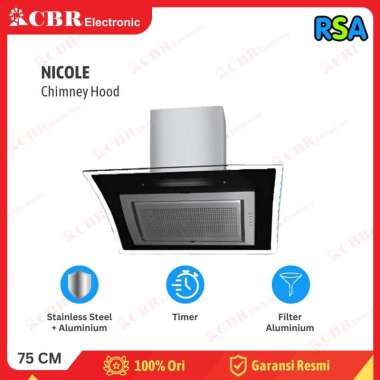 Cooker Hood / Penghisap Asap RSA NICOLE (Chimney Hood) 75 cm