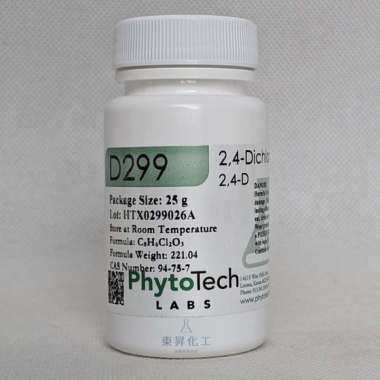 2,4-Dichlorophenoxyacetic Acid, 25 gram | PHYTOTECH