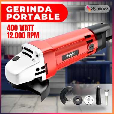 Mesin Gerinda Tangan Listrik 4 Inch 400W Gerinda Portable Angle Grinder Mesin Gurinda Grinda Tangan