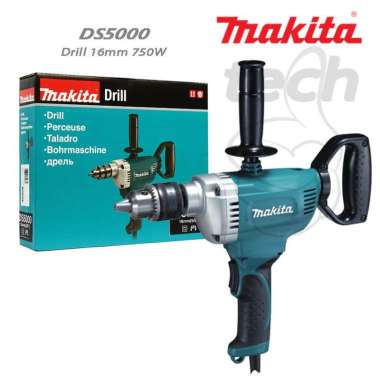 Mesin Bor Tangan Listrik Kayu Besi 16mm 750W Makita DS5000 DS 5000