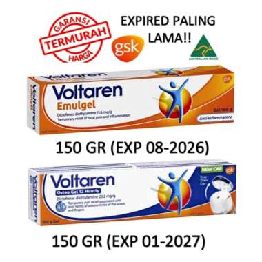 Voltaren Emulgel Osteo Gel 12 Hourly 150 gr Australia Krim Nyeri Otot osteo