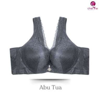 Chelyne BH Premium Busa X6010 Brukat Lace Mix Spandex Dengan Kawat Penyangga Full Cup - Big Size Bra