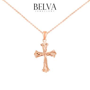 Liontin Emas Salib Italy - Belva Jewellery - BAPDGA41806