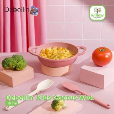 Perkakas Darpur - Debellin Kids Cactus Wok 16Cm