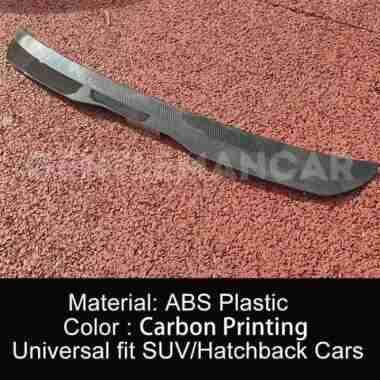 Rear Spoiler Wing Car Extension Mobil Hatchback MPV Ducktail Universal Premium Quality Carbon