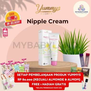 Yummys Nipple Cream | Nipple Care Cream Yummys Care Natural | Krim Puting Lecet Halal Food Grade | 1