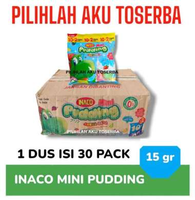 INACO Mini PUDDING isi 10 cups - ( HARGA 1 DUS )