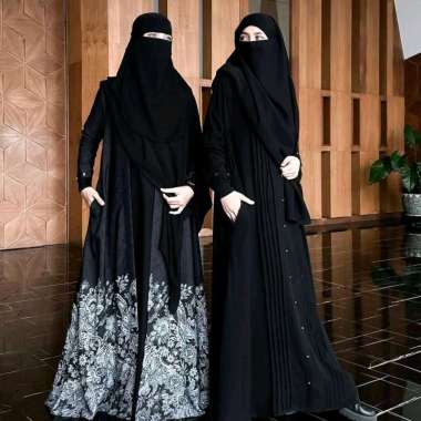 Jameela & maleeha by Mahira | gamis set non pet soft pad | gamis syar'i| gamis formal XL maleeha ind