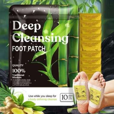 ORI 100% HERBAL AMAN Koyo Kaki Koyo Kaki Penyerap Racun Foot Pads Koyo Detox Cleansing Patch Detox K