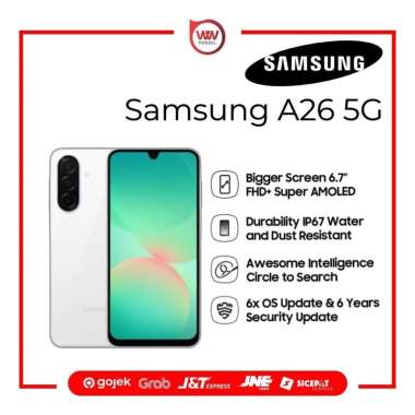 Hp Samsung A26 5G Ram 8GB Internal 256GB Garansi Resmi White