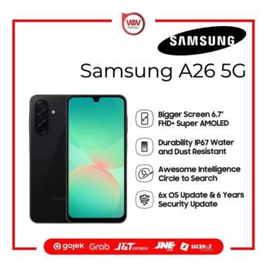 Hp Samsung A26 5G Ram 8GB Internal 256GB Garansi Resmi Black