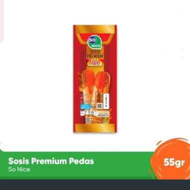So Nice Sosis Premium Hot 60gr siap makan