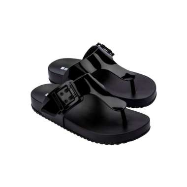 Melissa Cozy Flip Flop Ad Sandal Flat Wanita - Black 39