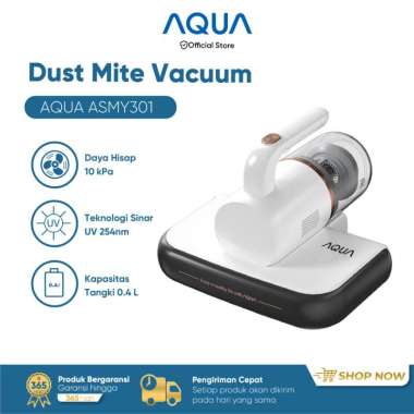 AQUA Y301 10Kpa UV Anti Dust Mite Vacuum Cleaner Kasur Sofa Penyedot Debu UV Anti Tungau Dengan Gela