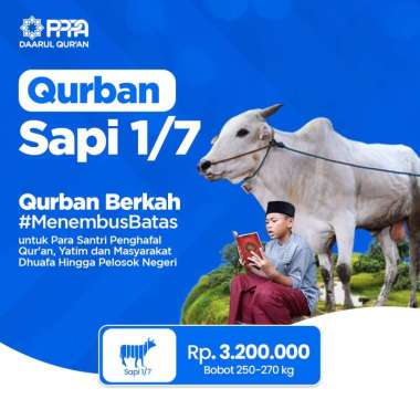 Qurban Berkah Sapi Sepertujuh