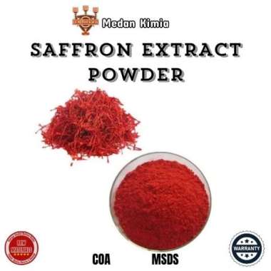 Extract Powder Saffron 100gr Food Colorant Murni / Bubuk Ekstrak Safron Original 100gram