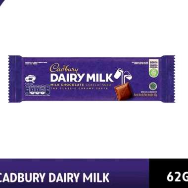 Promo Harga Cadbury Dairy Milk Original 62 gr - Blibli