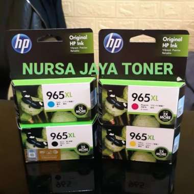 Tinta Cartridge 965XL Black + Color ORIGINAL YELLOW