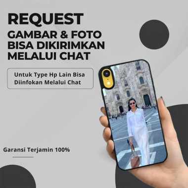 Custom Case TPU 3D Casing Softcase Tempered Glass Cover Belakang Hp Realme 8i, 8, C15, C17 Realme C1