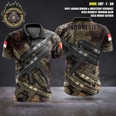 JERSEY SHOOTING CUSTOM BERKERAH / KAOS LATGAB TNI / JERSEY GARUDA SHIELD / JERSEY INDONESIAN ARMY 31