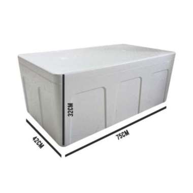 STEROFOAM BOX MULTIFUNGSI UK. 75x42x32CM / STYROFOAM DRY ICE BOX KOTAK ES GABUS