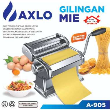 Alat Pembuat Mie dan Pasta GSF A-905, Bahan Stainless Steel, Bisa Atur Ketebalan